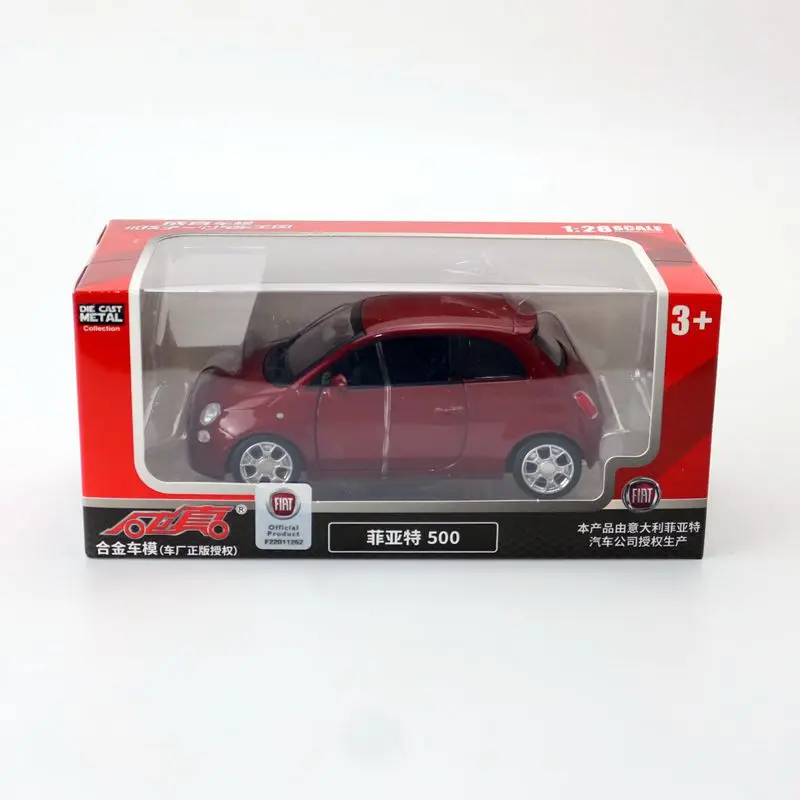 MSZ 1/32 Fiat500 Alloy Car Model - Diecast Toy for Collectors