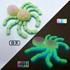 Araña luminosa de color de 11,5 cm con atracción magnética