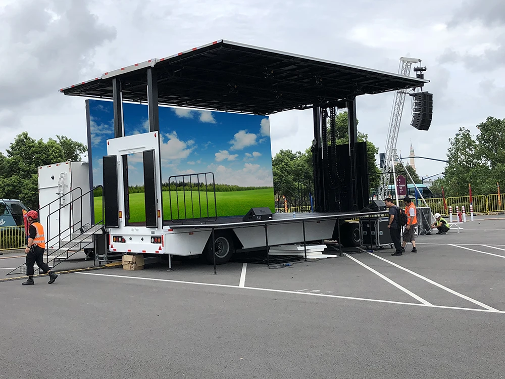 9m Aluminum Mobile Concert Event Staging Portable Stage Trailer for Sale