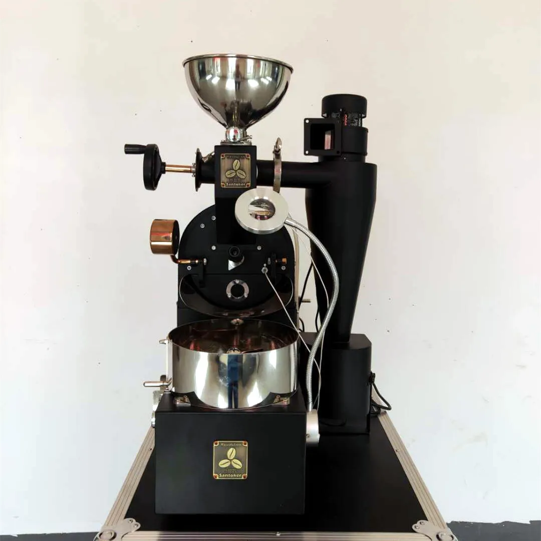 Santoker 500g Sample Coffee Bean Roaster Commercial Full Automatic Gas  Electric Coffee Roaster Home Shop Cafe Wintop WS-500A