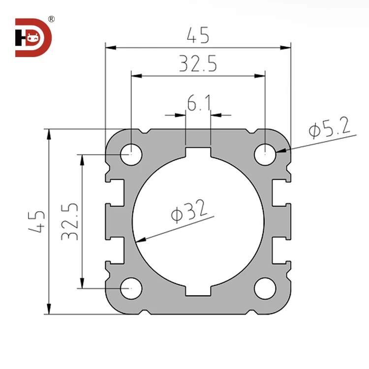75 electric cylinder industrial aluminum profile high thrust low thrust stepper electric cylinder aluminum alloy-3