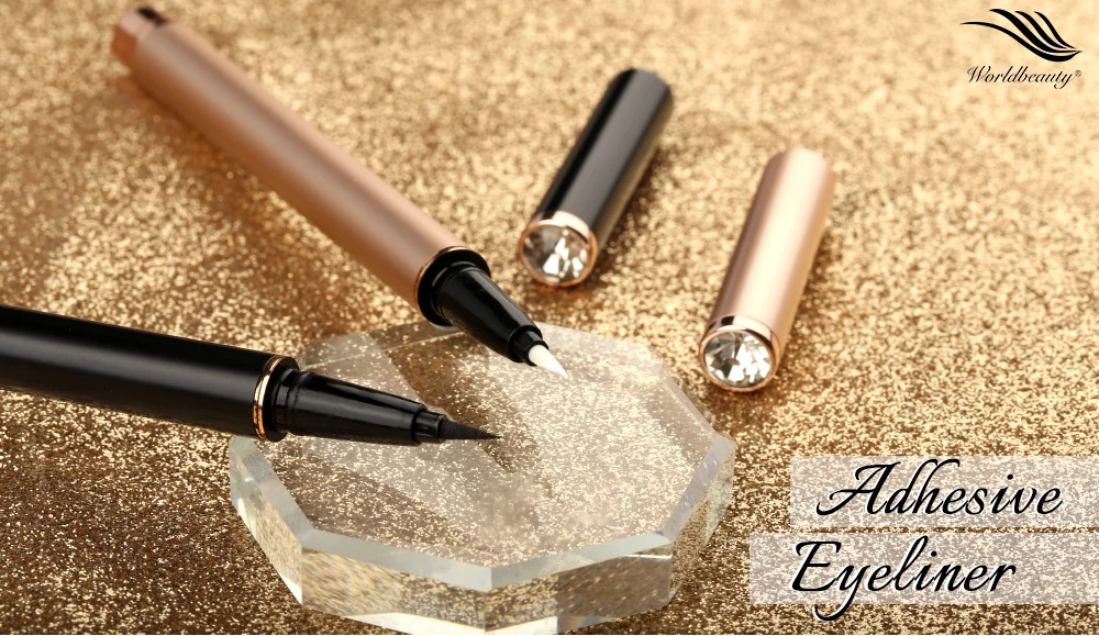 Worldbeauty 2 In 1 Eyeliner Best Waterproof Self Adhesive Magic