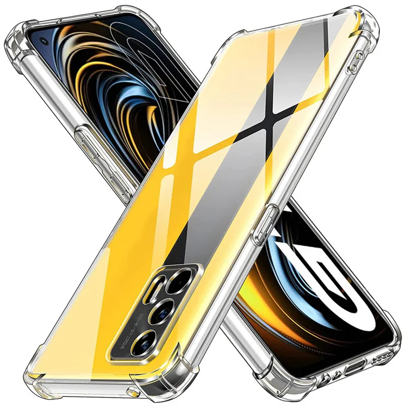 TPU Soft Silicon Case for Realme P3 Pro 5G C65 4G C63 C53 C30 C21 9 GT Transparent Clear Mobile Phone Cover