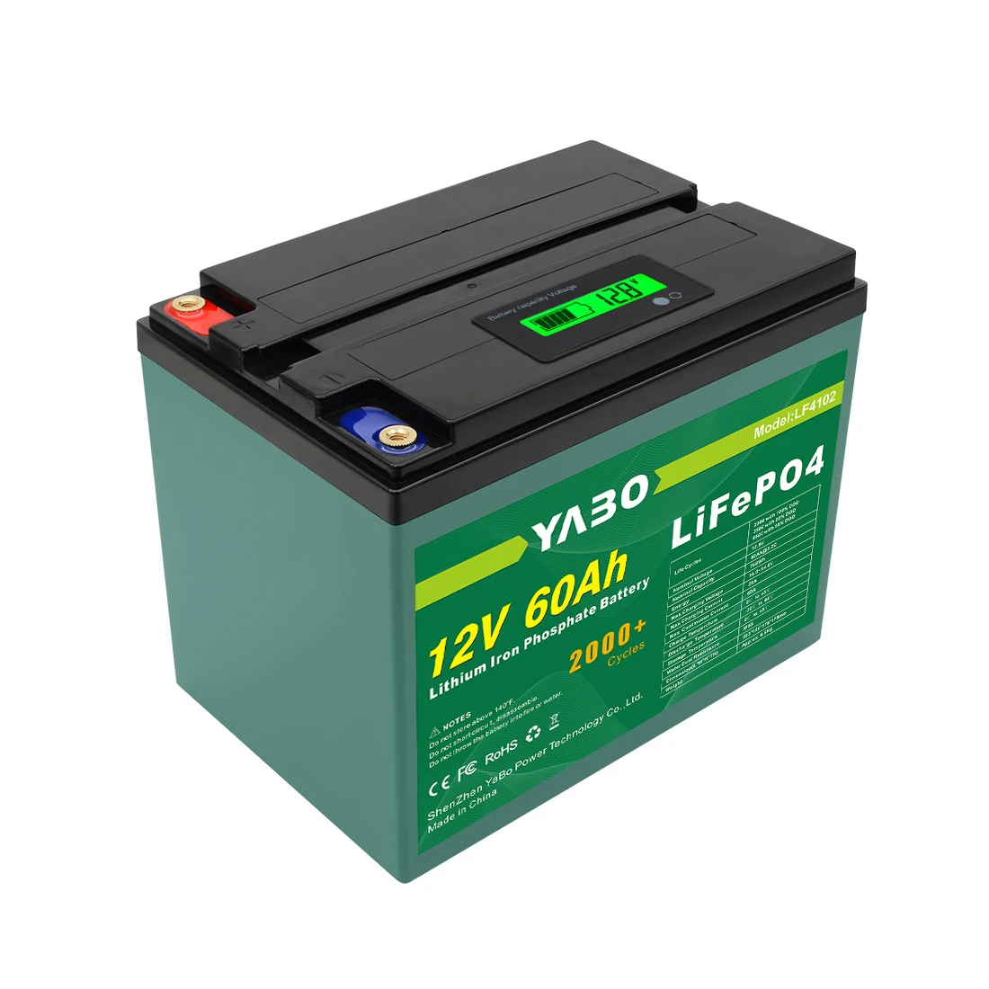 Factory Direct Rechargeable Portable Lithium Iron Phosphate Pack Deep Cycle 36V 24V 12V 60Ah LiFePO4 Battery