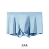 Bleu ciel clair (intérieur en soie de mûrier) sans couture