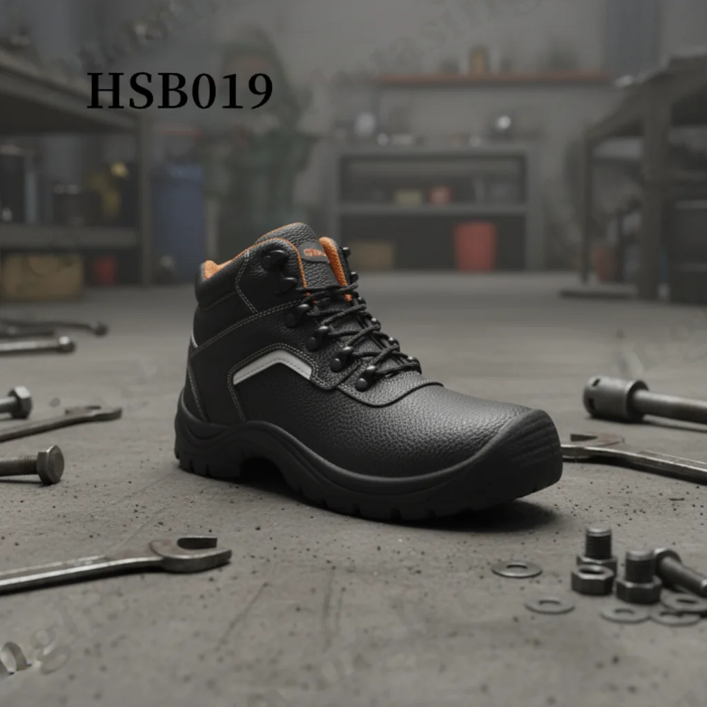 ZYF, Calzado de seguridad con diseño de alta visibilidad para condiciones de poca luz, con puntera de acero para tareas de construcción, botas de trabajo antiperforación, modelo HSB019