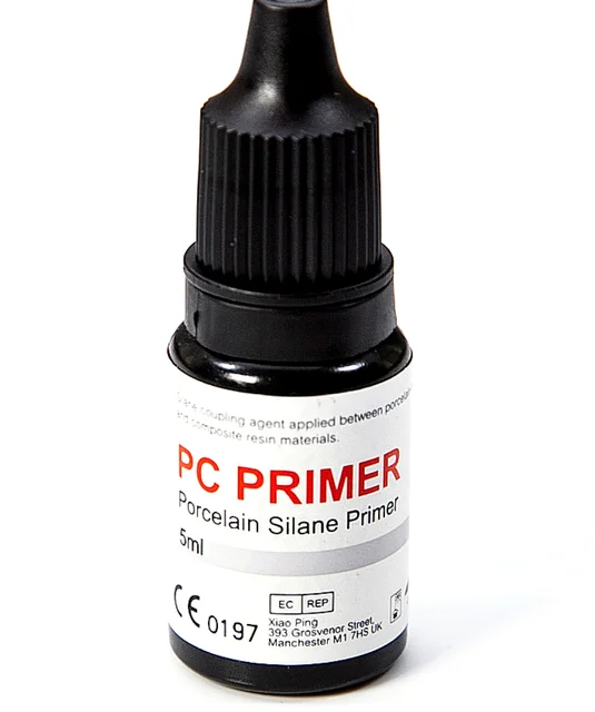 CE Approved DENTEX porcelain silane primer used for the surface treatment of porcelain during porcelain restorations