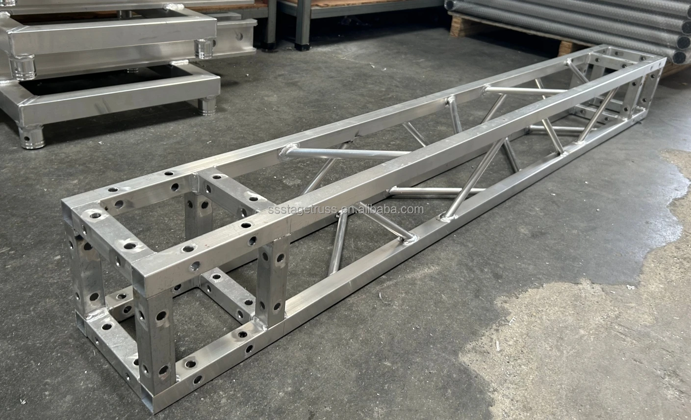 product aluminum alloy durable small exhibition truss advertising background display truss structure-2