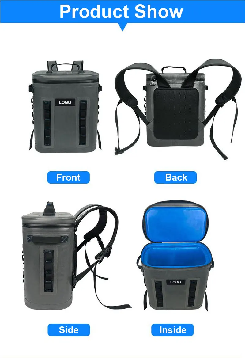 Sportout Camping Cooler Leak-Proof Soft Picnic Cooler Backpack Waterproof Insulated Backpackpr Protable Cooler Bag