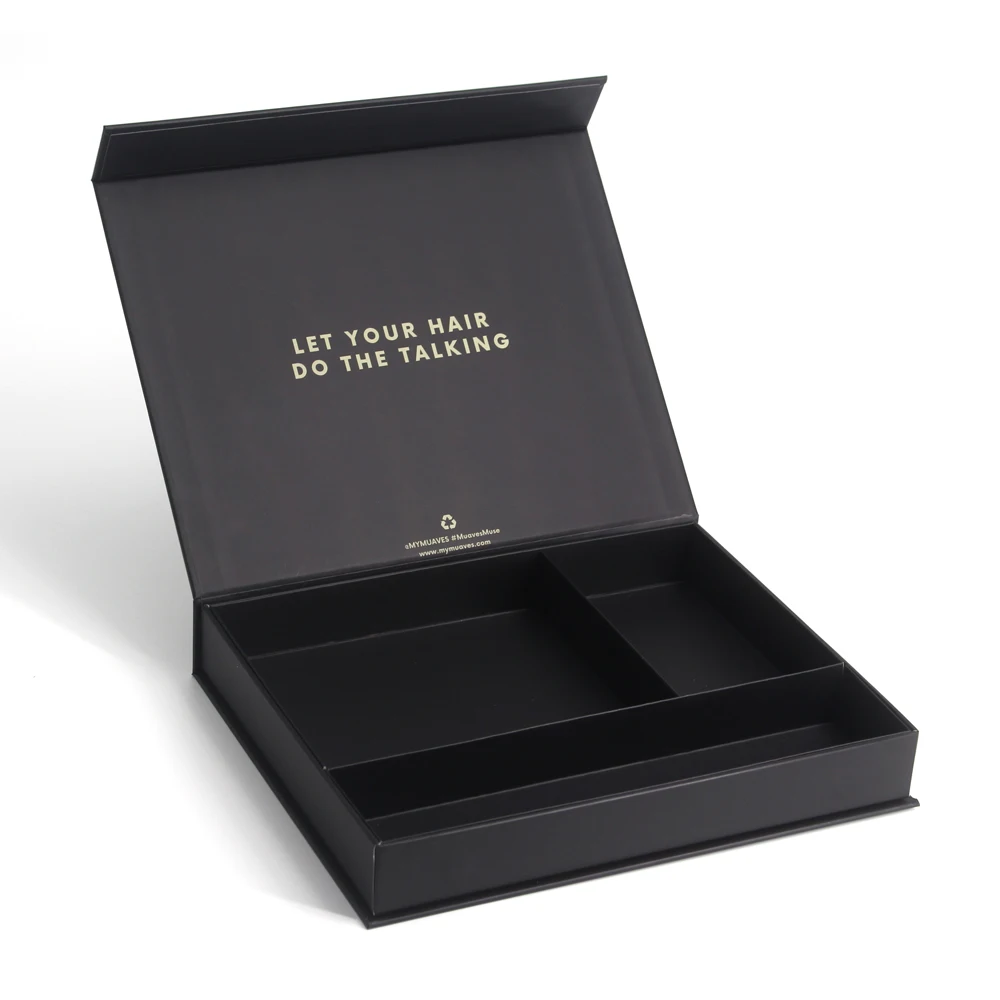 Custom Cardboard Magnetic Comparted Gift Box with 4 Compartments