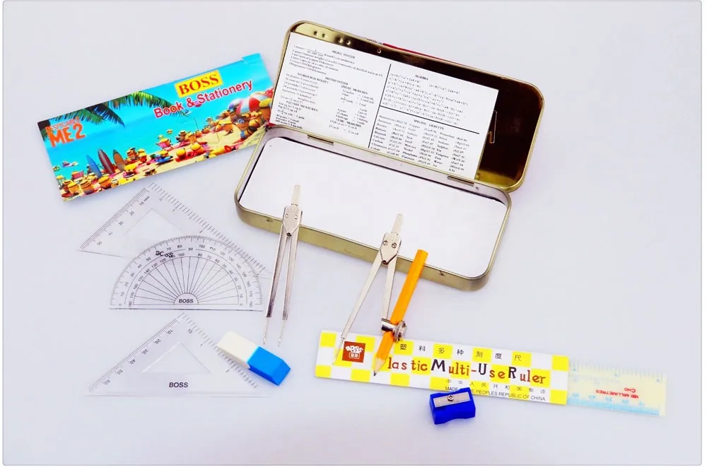 11pcs Kofa Mathematical Drawing Instruments ,math Set School
