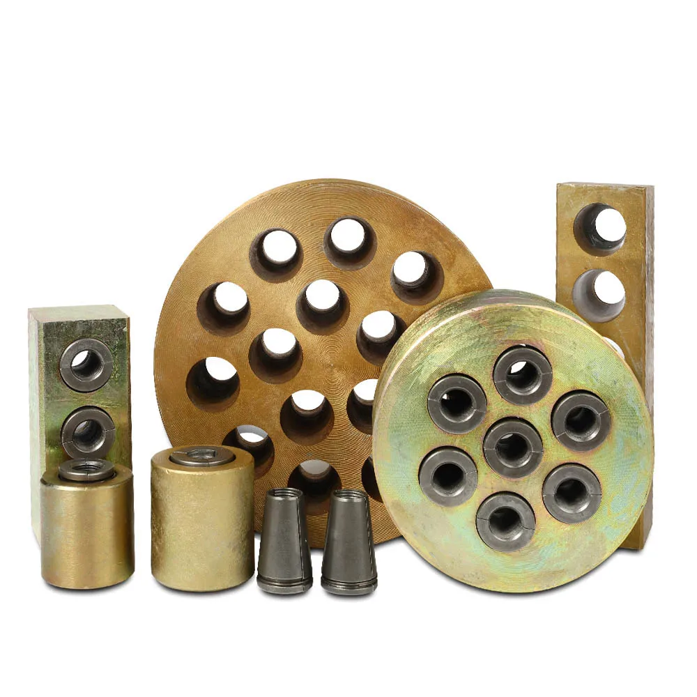 Dead End Anchor Clamp Post Tension Head Concrete Anchor Block  Prestressed Anchorage Wedge Anchor for Beam