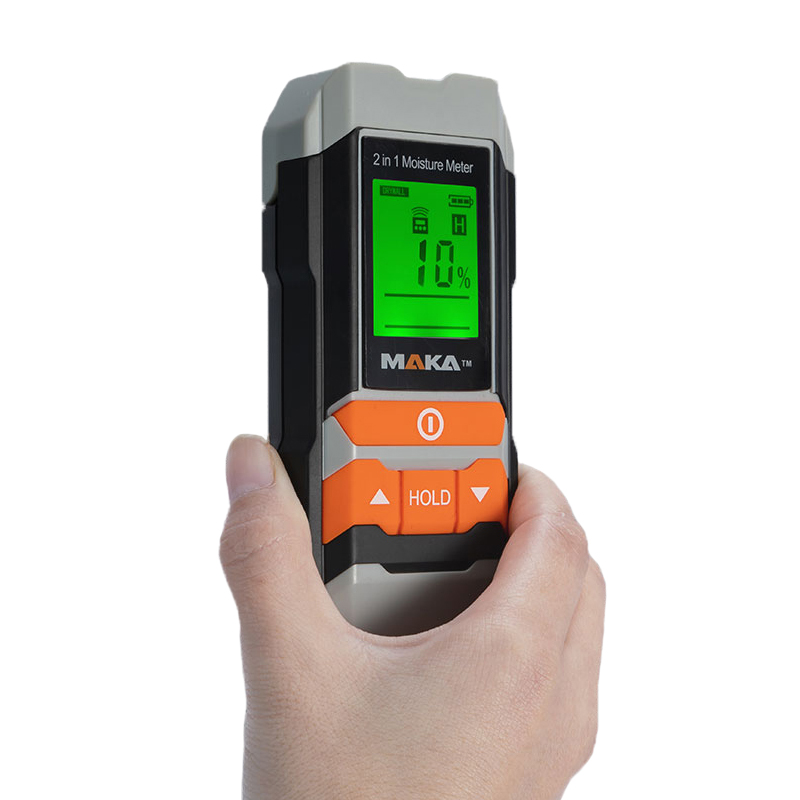 Цифровой мини-измеритель влажности древесины MAKA, прибор для измерения влажности в помещении