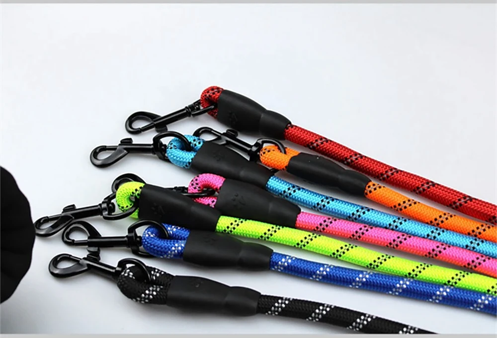 Wholesale Foam Handle Pet Leashes Clasp Reflective Braided Climbing ...