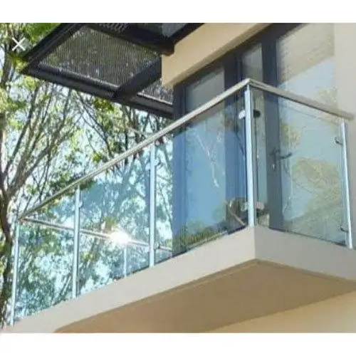 Factory price stainless balustrade handrail outdoor stainless steel baluster glass railing balcony railing supplier