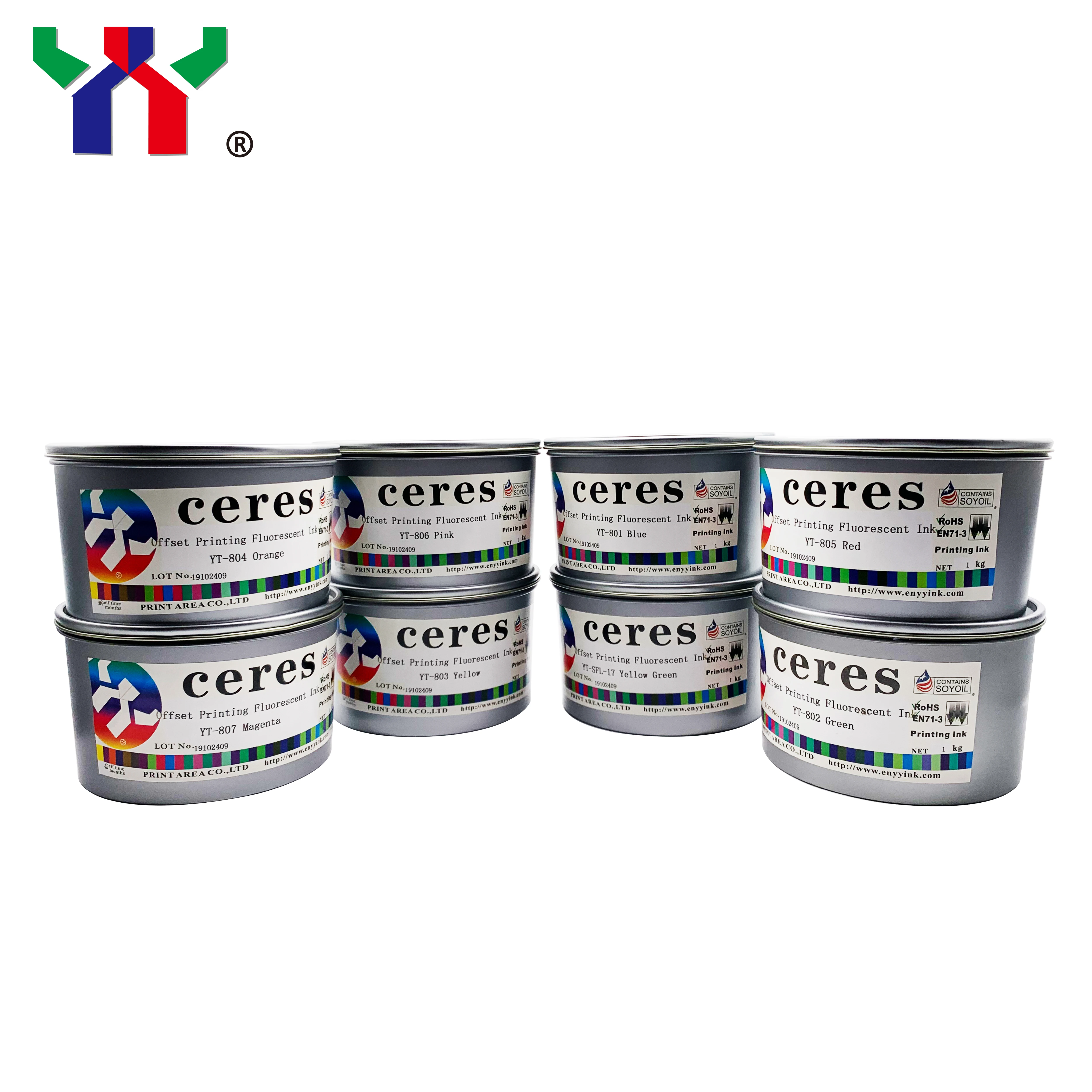 YY-804オフセット印刷蛍光インクオレンジ色高品质1kg/缶| Alibaba.com