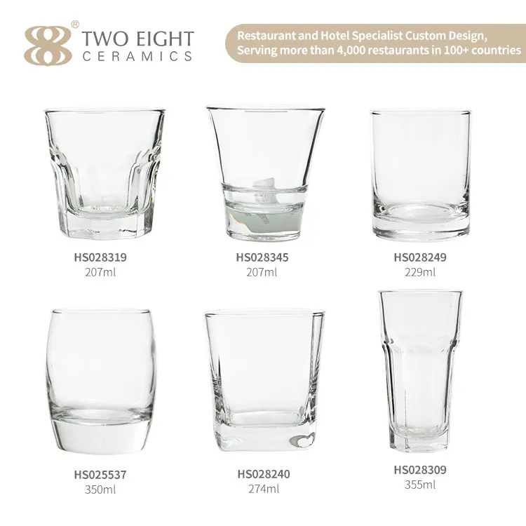 Juice Water Glass Cup Custom Logo Whiskey Cocktail Champagne Drinking Glasses Restaurant Clear Goblet Red Wine Glasses Cup