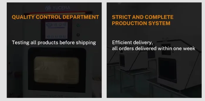 YUCERA YRC 6X 5-Axis Dental CAD CAM Milling Machine for Titanium Column Glass Ceramic Restorations