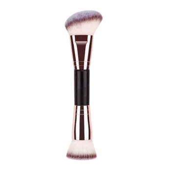 China Manufacturers Professional Custom Dual Ended Makeup Brush with Packaging logo