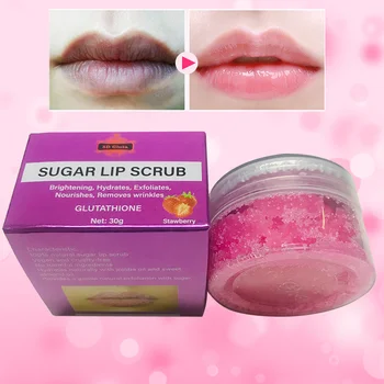 5D Gluta Sugar Lip Scrub Brightening Hydrates Exfoliates Nourishes Removes  Wrinkles