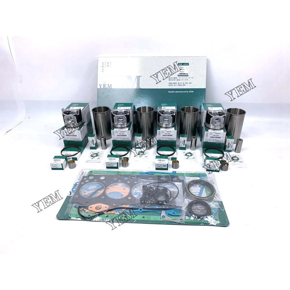 2KD Engine Overhaul Kit With Piston Rings Liner Cylinder Gasket Set for Toyota Car Engine