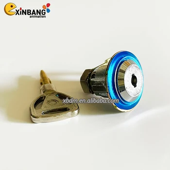 Zinc alloy door lock with bullet key for basketball machine