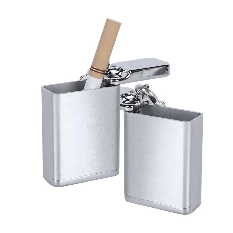 cigarette ashtray portable New Car Auto Blue LED Light Smokeless Ashtray Holder Black Dark Green Portable Cylinder