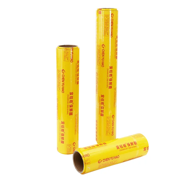 Vegetable Fresh Fruit Food Grade Packing Plastic Transparent Pvc Cling Film Food Wrap