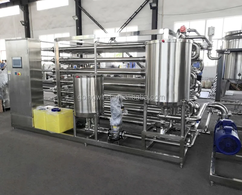 Automatic Honey Tubular Pasteurizer Auto Honey Tube in Tube Pasteurization Machine Syrup Sterilization Equipment for Sale