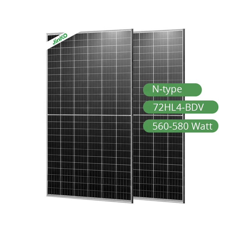 Hot Sale Jinko JKM575N-72HL4-BDV 575w 580w 585w Bifacial Solar Panel With Dual Glass