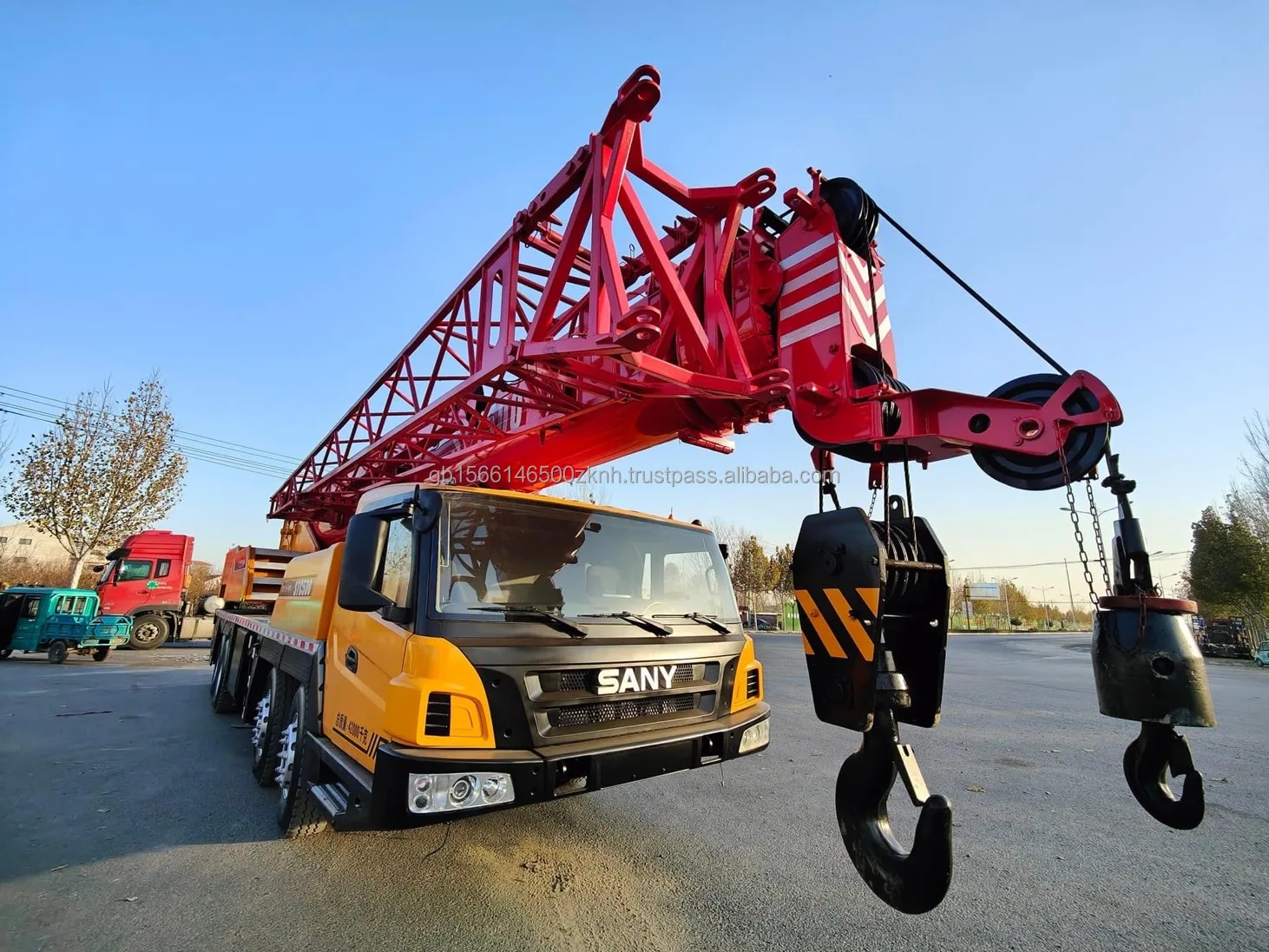 Sany 50 Tons Truck Crane Lifting Truck Crane Hydraulic Manipulator ...