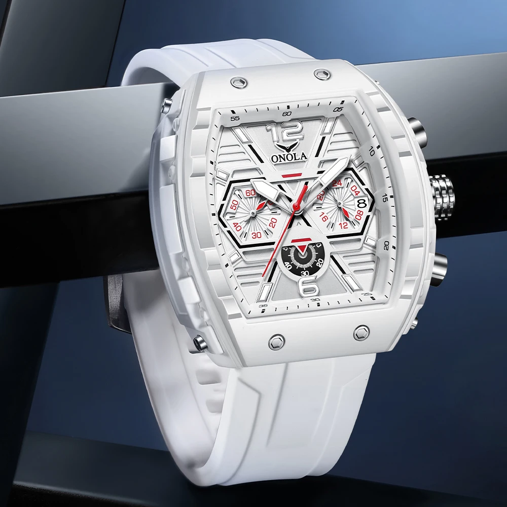 ONOLA 6852 Men's Custom Quartz Chronograph Watch - Waterproof