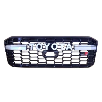 The original model front grill upgraded to the GR model front grill with light  for land cruiser300 2022-2023