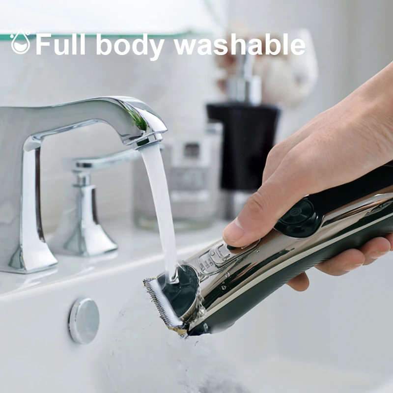 Профессиональный перезаряжаемый Электрический парикмахерский беспроводной триммер для волос для мужчин триммер машинка для стрижки волос триммер для волос