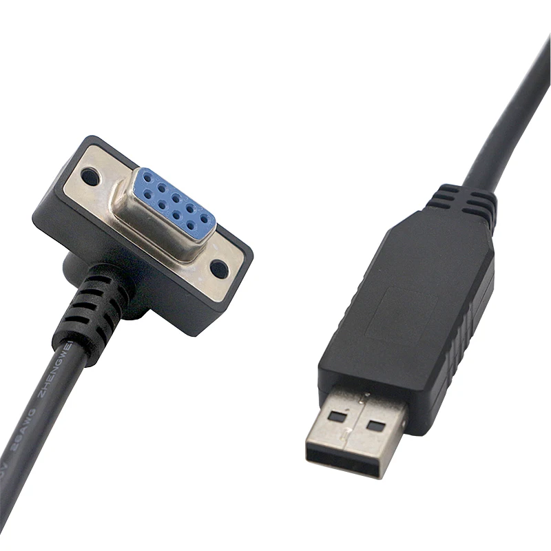 High Compatible  Win 10  DB 9pin Female  RS232 to Flash Usb Plc Programming Rs232 to Usb Cable for TV  Pos Machine Scanner