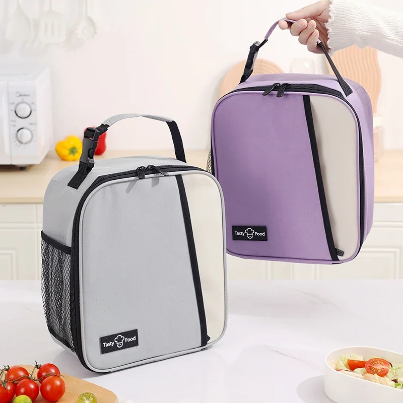 Factory Customized OEM Lunch Box Portable Reusable Cooler Bag Insulated Lunch Box for Kids Outdoor Picnic Work School