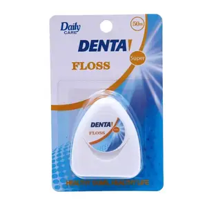 Daily Care China Supplier Eco-friendly Dental Floss 50M Floss Roll Compostable PLA Material Oral Floss for Teeth Hygiene