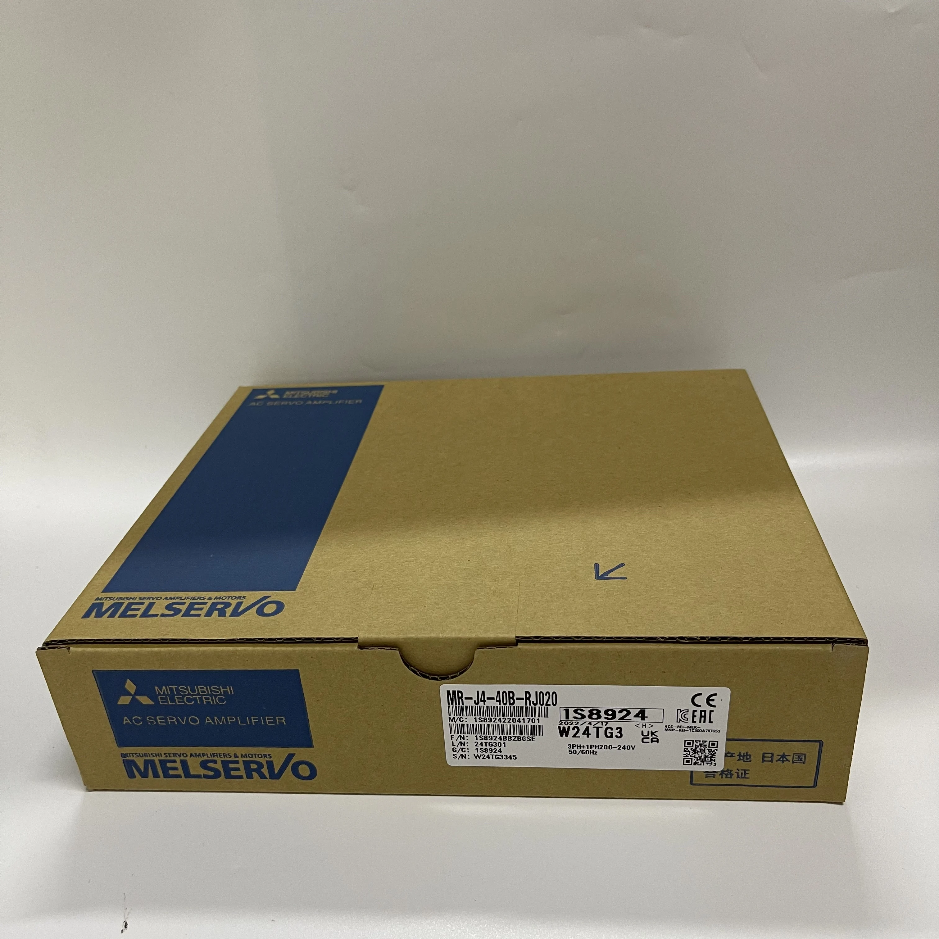 Mitsubishi AC Servo Amplifier MR-J4-40B-RJ020