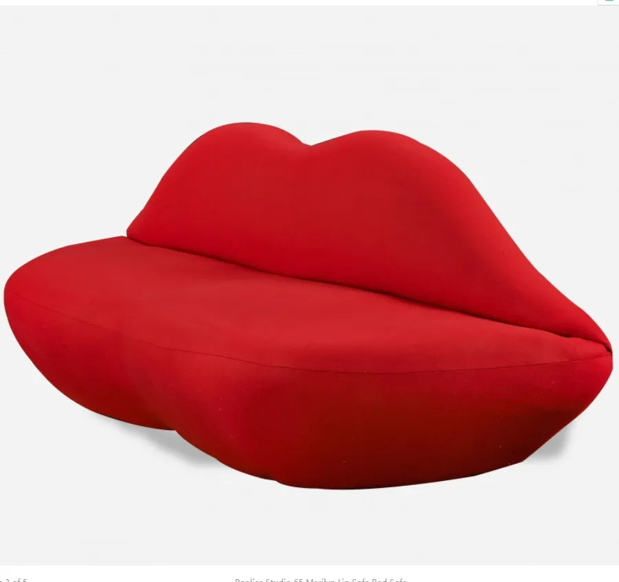 European Style Sexy Flaming Red Lip Shaped Sofa For Living Room Buy