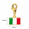Bandiera italiana dorata