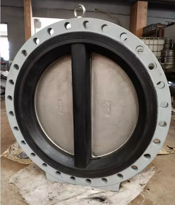 WCB Body 304 Disc Dual Plate Flange End Wafer Type Check Valve 24" Inch