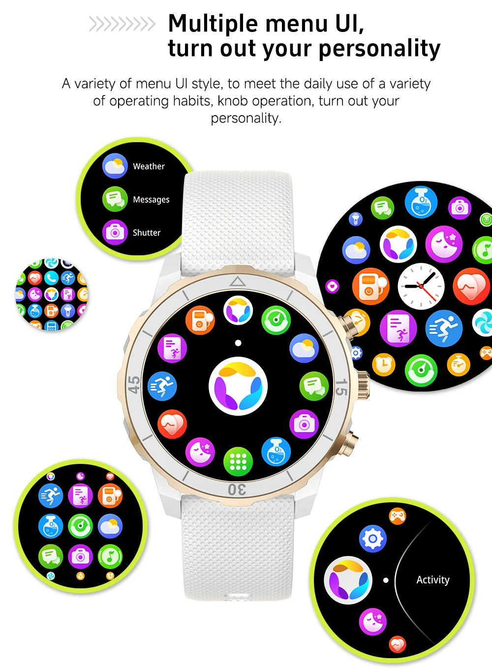  2026 LC315B Fashion Smart Watch 1.27inch Screen BT Call Sports Fitness Health Relojes Round Smartwatch for Women Men