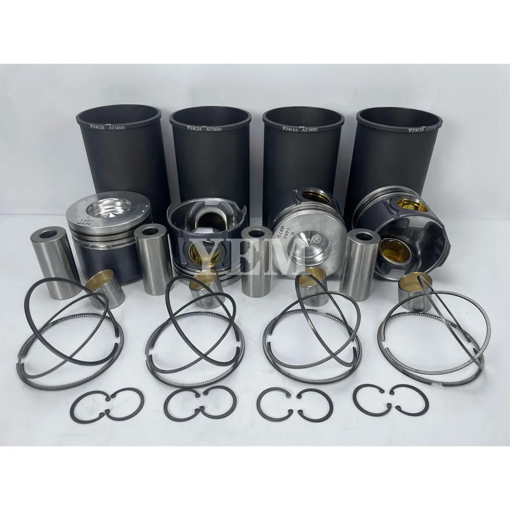 Brand New Liner Kit With Cylinder Piston Rings Liner For Mitsubishi 4M50