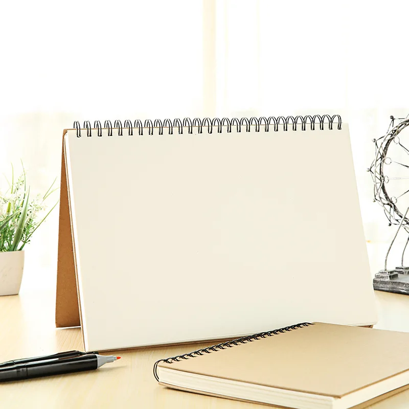 Custom Colorful Lead Drawing 8K Paper Thickened A4 Students Use Sketch Paper Book Draw Picture Notebooks