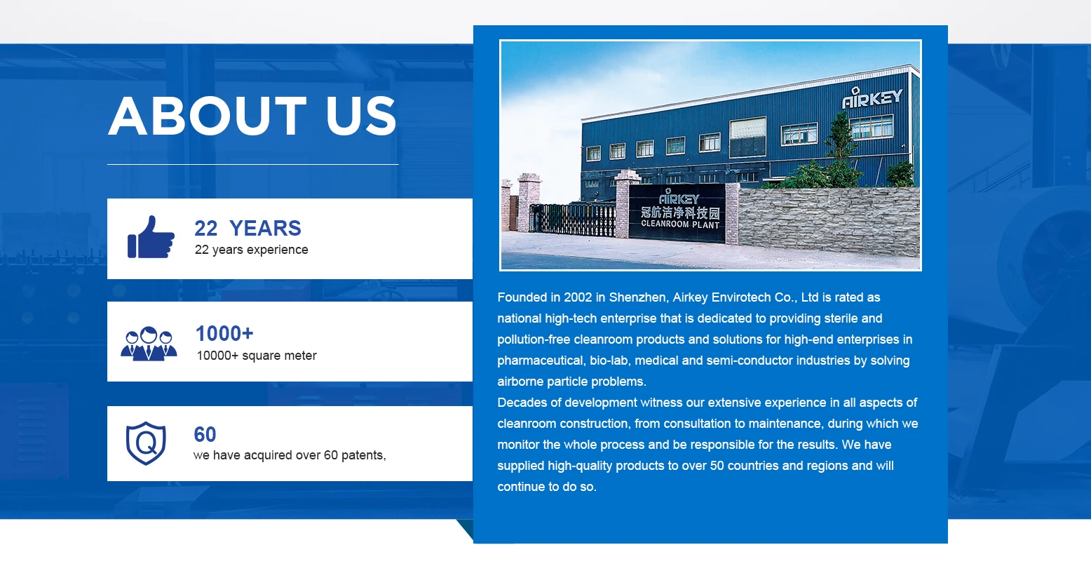 Dynamic Pass Box Cleanroom Standard Equipment With Pressure Gauge Pao