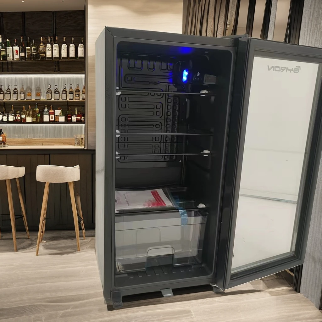 ガラスドアホテルミニバー冷蔵庫ファッションデザイン冷凍設備家庭用