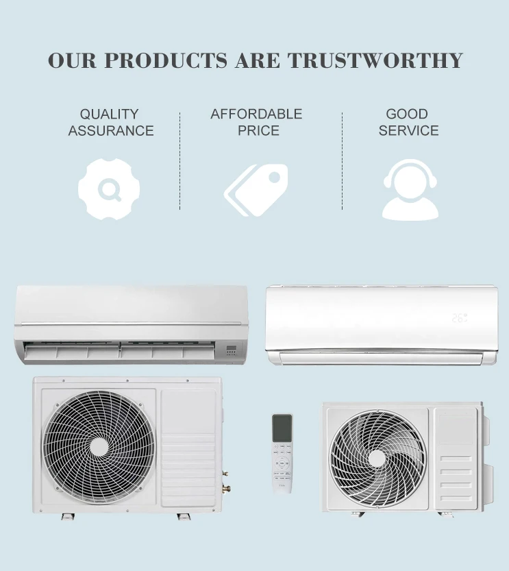 High Quality inverter and  non inverter Cooling Only In Stock Wall Mounted Mini Split Air Conditioner factory