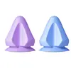 Cross-shaped suction deep massage cone - [1 blue, 1 purple]