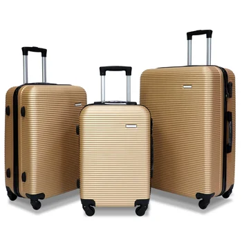 Hot sale High quality ABS luggage sets waterproof  luggage suitcase  20 24 28 inch aluminium cabin luggage trolley case