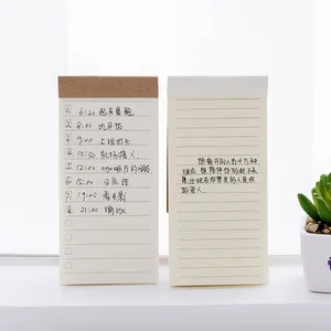 Custom Printed Mini Pocket Kraft Notebook Self-Adhesive Memo Pad Promotional Personalized Notepads